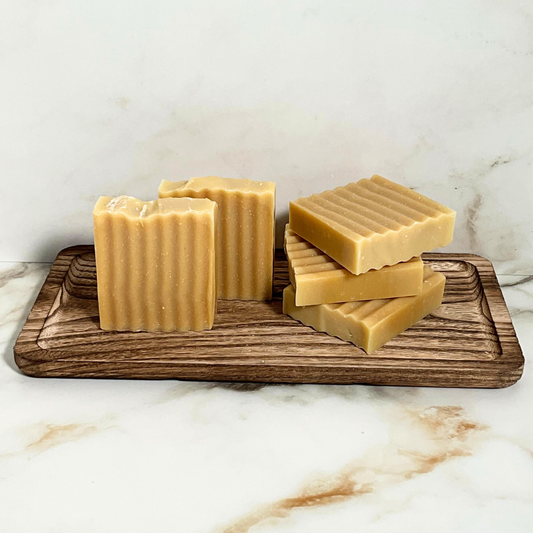 Bare & Simple Unscented Goat Milk Soap - Crinkle Cut
