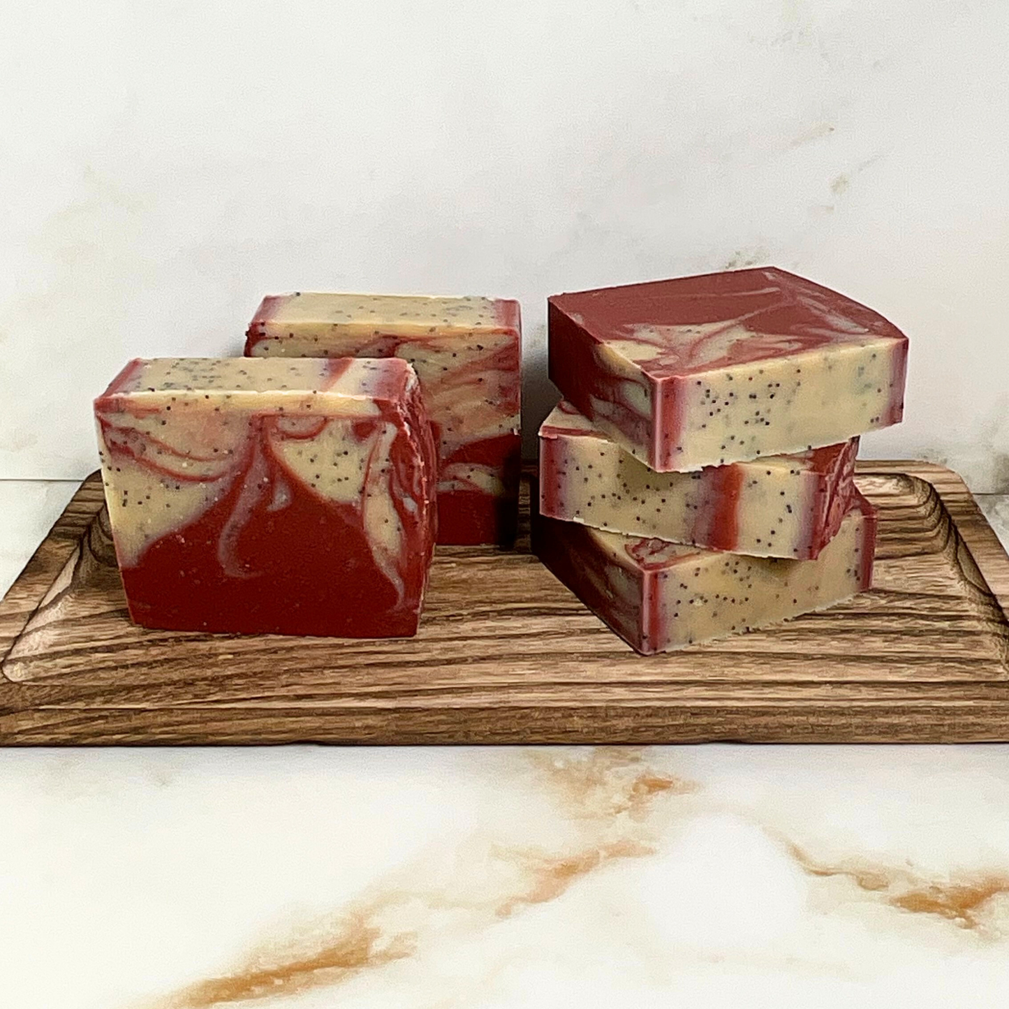 Cranberry Fig Poppy Seed Exfoliating Goat Milk Soap {Pre-Sale 11.28}