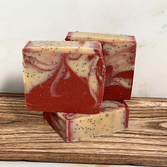 Cranberry Fig Poppy Seed Exfoliating Goat Milk Soap {Pre-Sale 11.28}