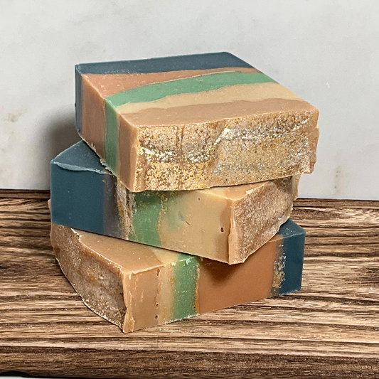 Fresh Snow Layered — Handcrafted Goat Milk Soap {Pre-Sale 11.28}