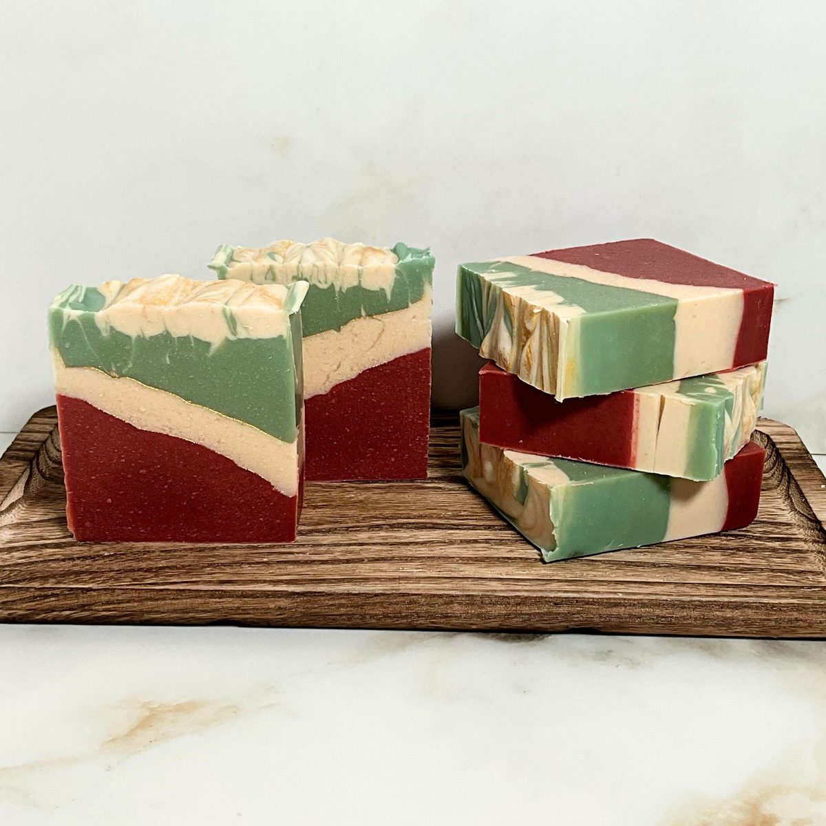 Buttercream & Frosted Fir — Handcrafted Goat Milk Soap
