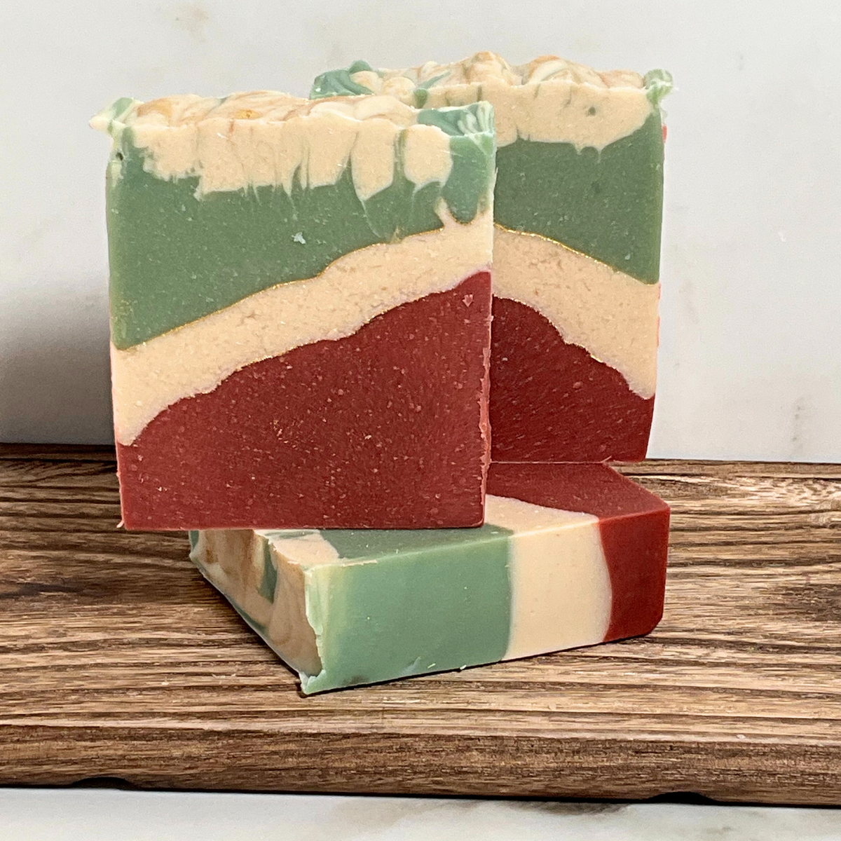 Buttercream & Frosted Fir — Handcrafted Goat Milk Soap