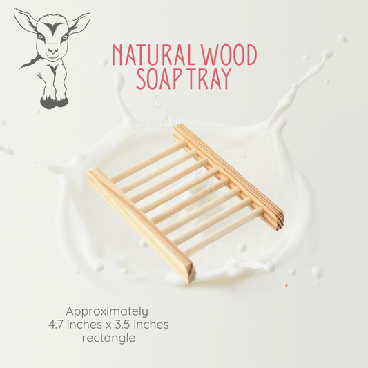 ✨ Natural Wood Soap Tray – Keep Your Bars Dry