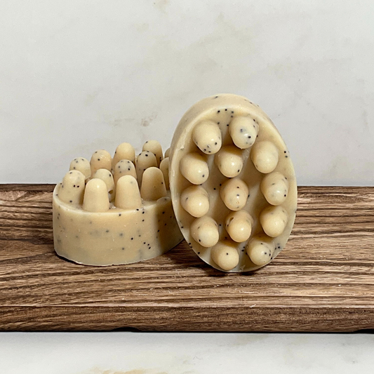 Poppy Seed Exfoliating Goat Milk Soap (Scented - Oval Bar)