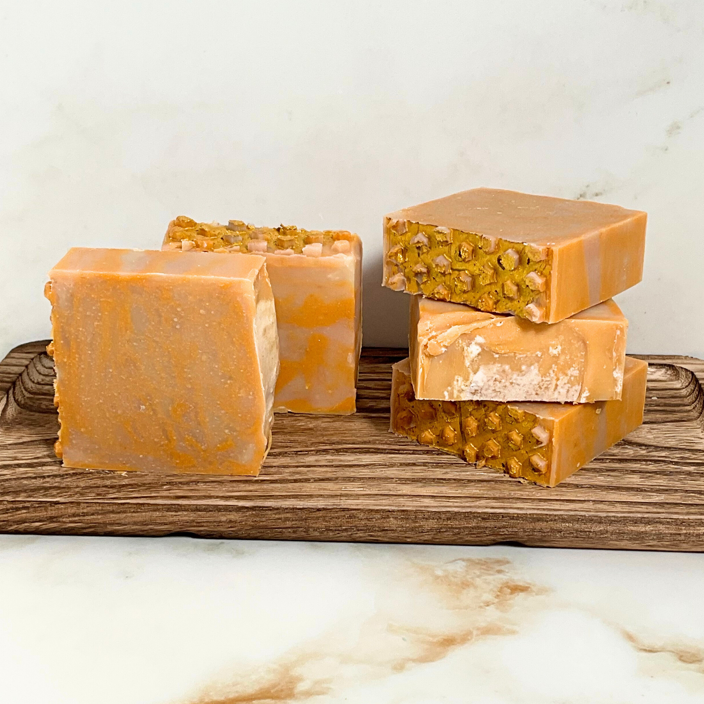 Golden Plumeria — Handcrafted Goat Milk Soap