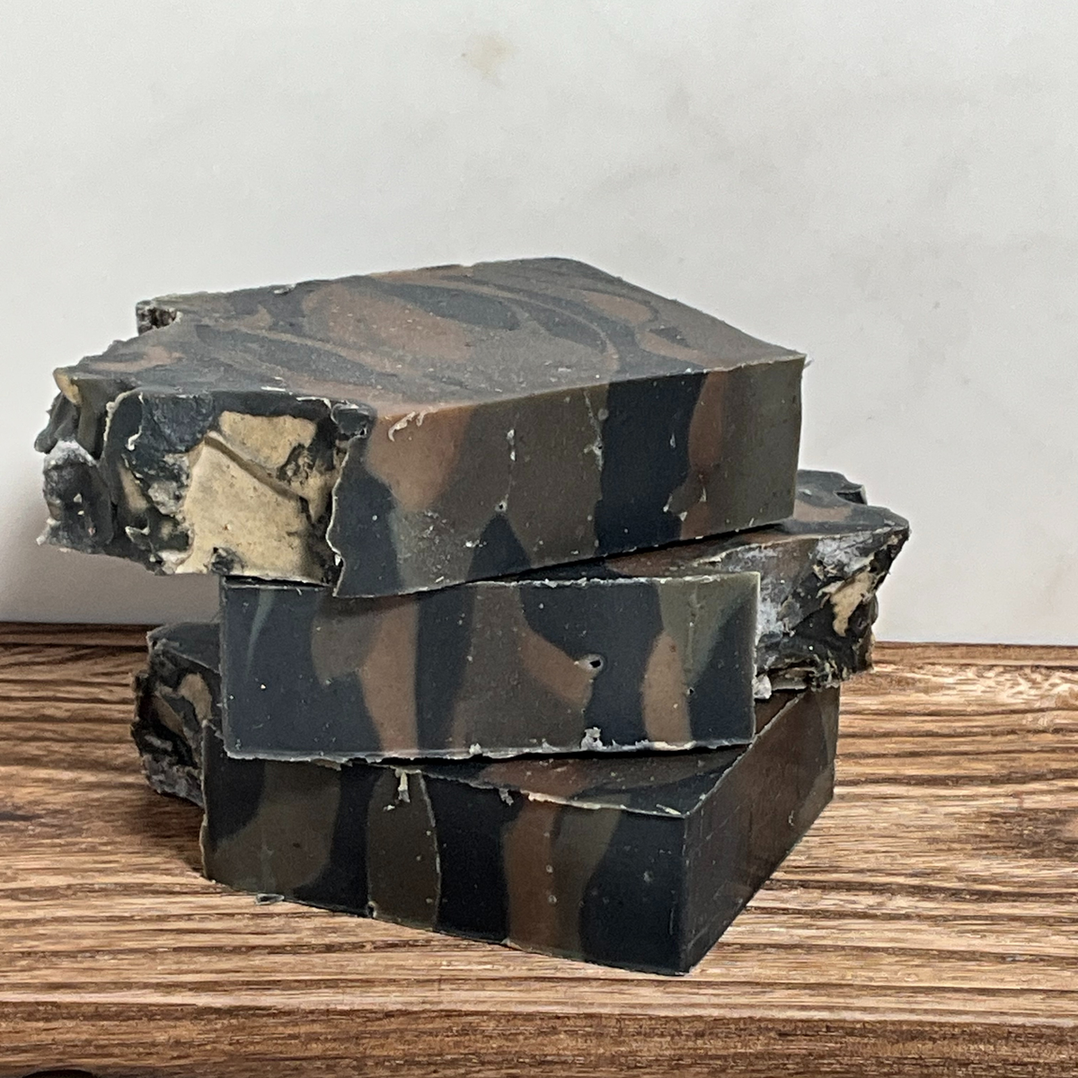 Tobacco Vanilla Camo Activated Charcoal + Dead Sea Mud Goat Milk Soap {Pre-Sale 11.22}