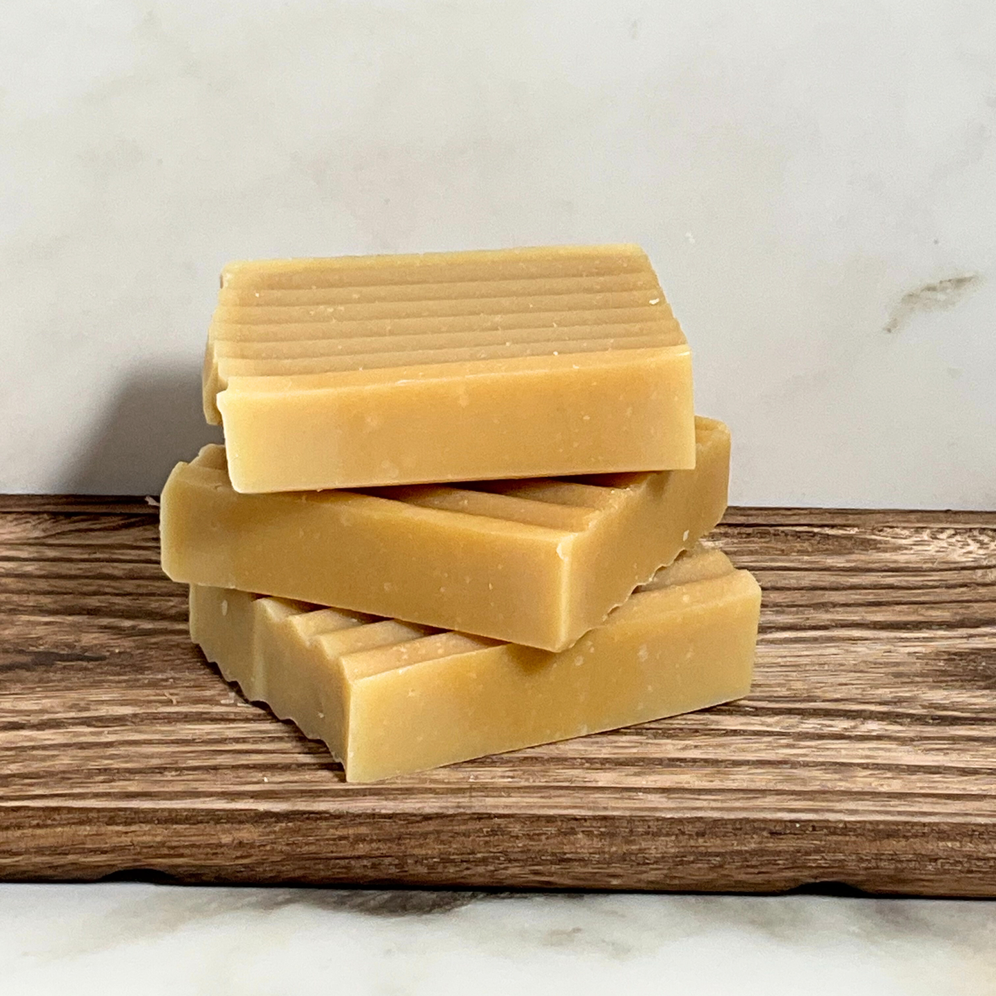 Bare & Simple Unscented Goat Milk Soap - Crinkle Cut