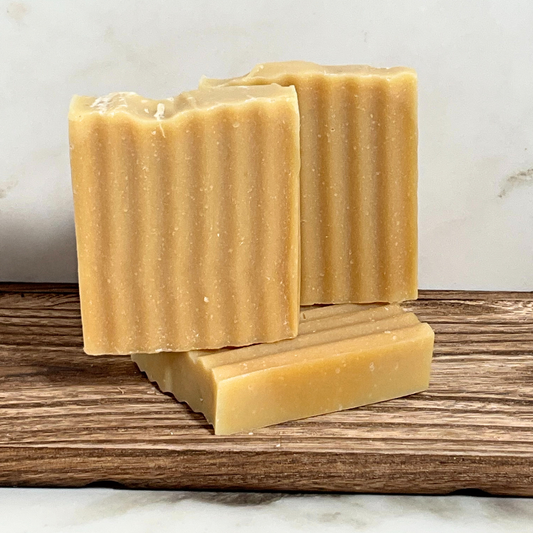 Bare & Simple Unscented Goat Milk Soap - Crinkle Cut