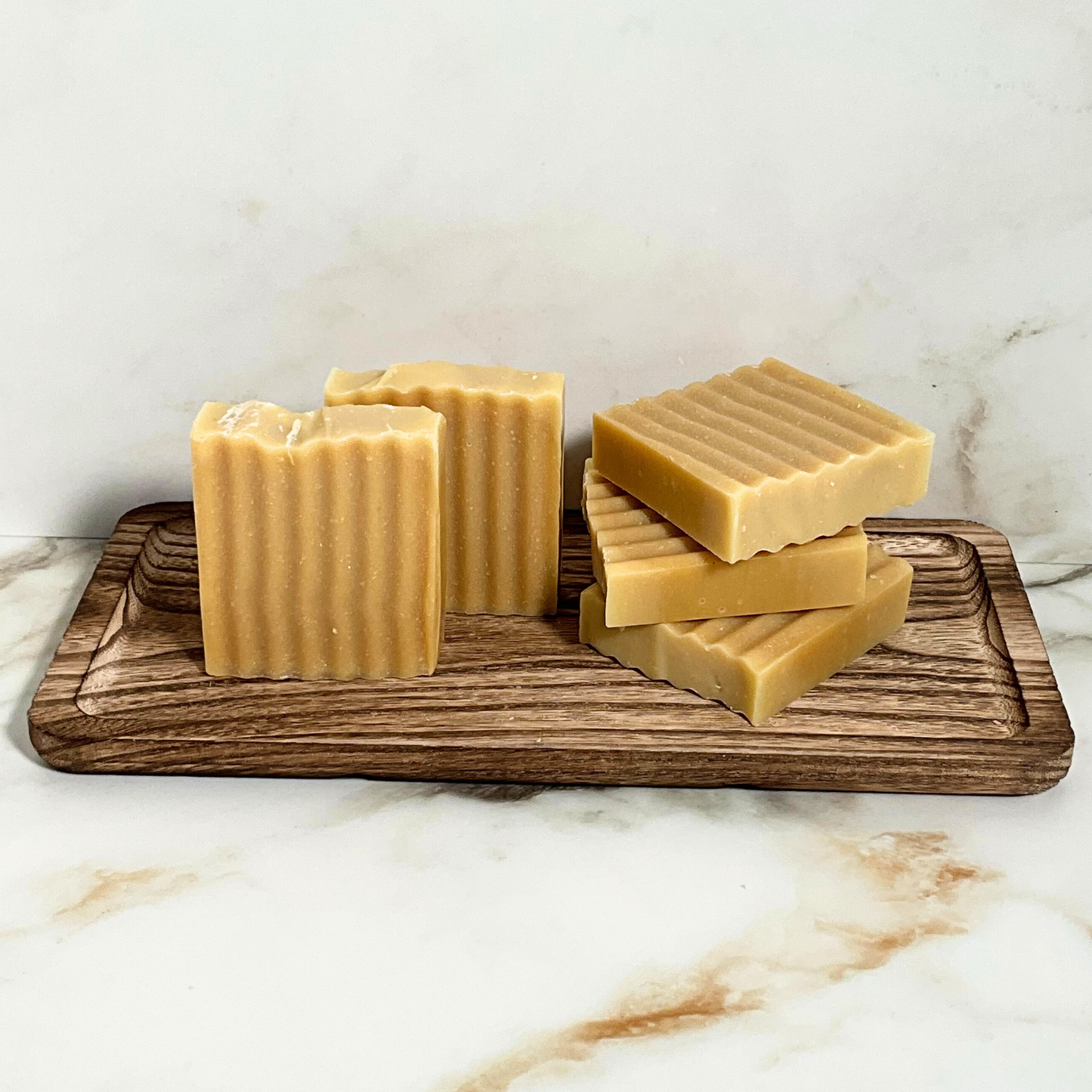 Bare & Simple Unscented Goat Milk Soap - Crinkle Cut
