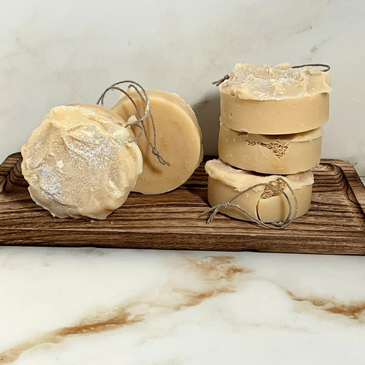 🧽 Loofah Soap on a Rope — Handcrafted Goat Milk Soap